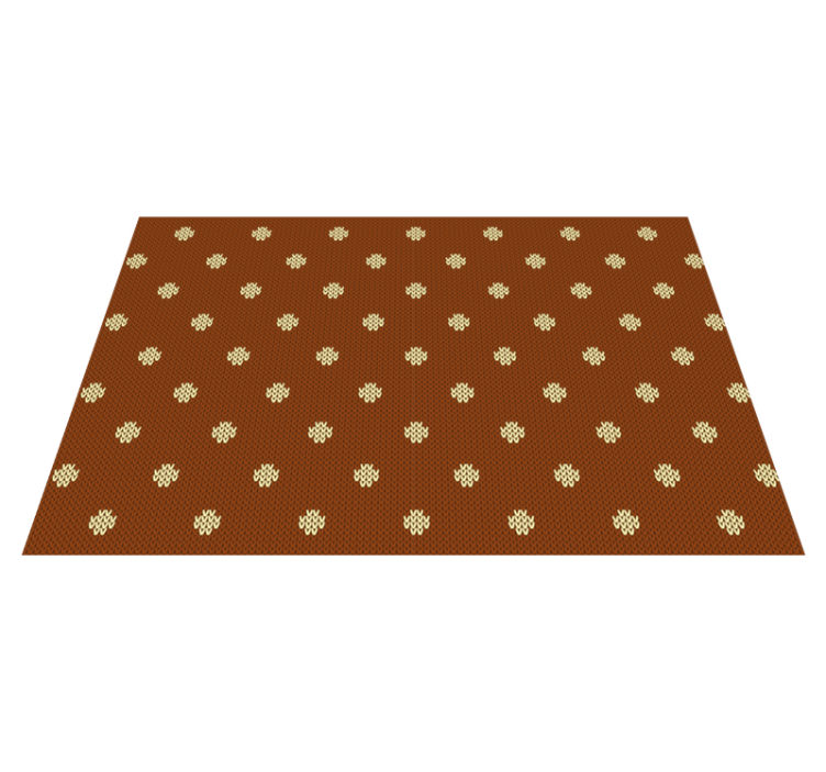 Textured dot pattern placemat - TenStickers