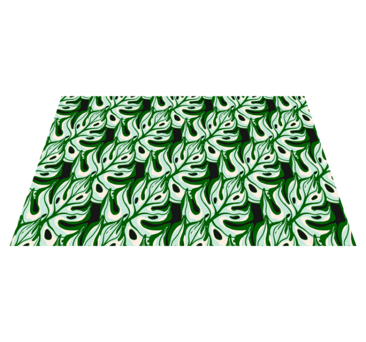 Original placemat lush leaf design - TenStickers