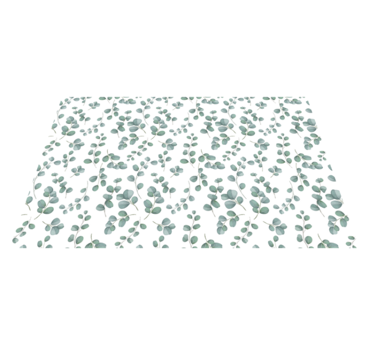 Eucalyptus leaf pattern placemat - TenStickers