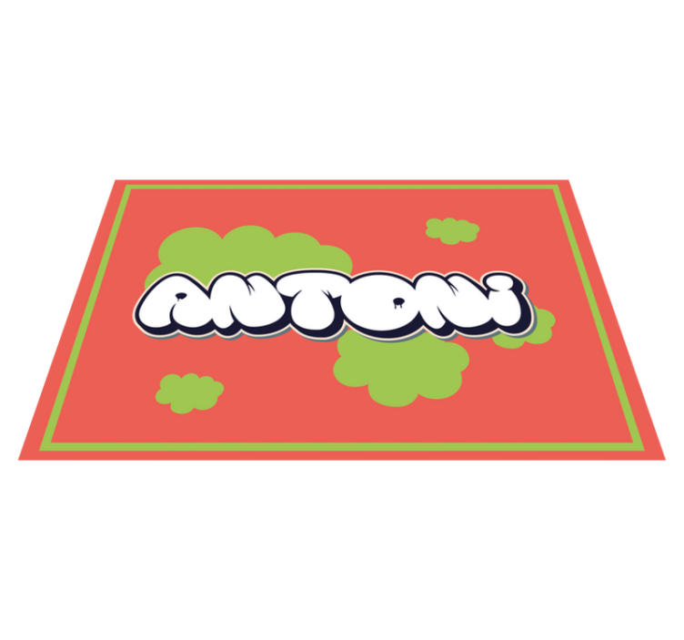 Customizable placemat personalized fun name - TenStickers