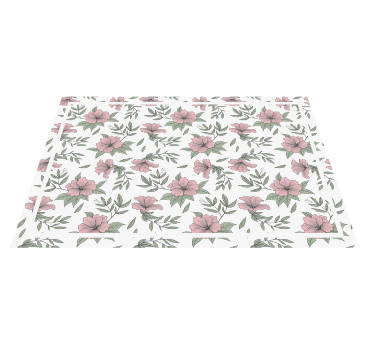 Original placemat floral design arrangement - TenStickers