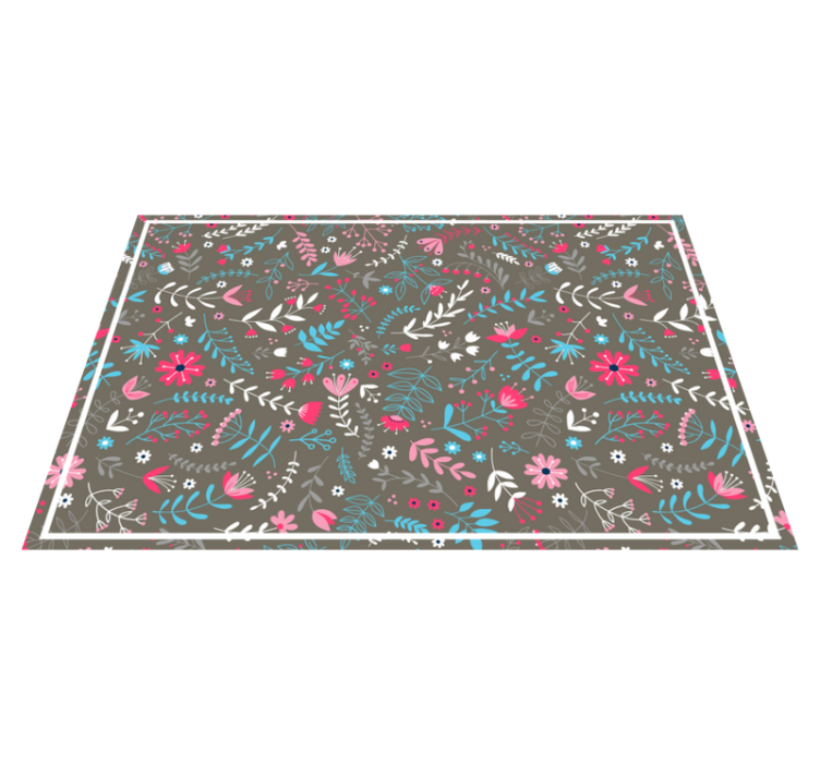 Botanical textured finish placemat - TenStickers