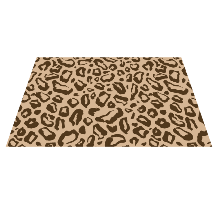 Leopard print style placemat - TenStickers