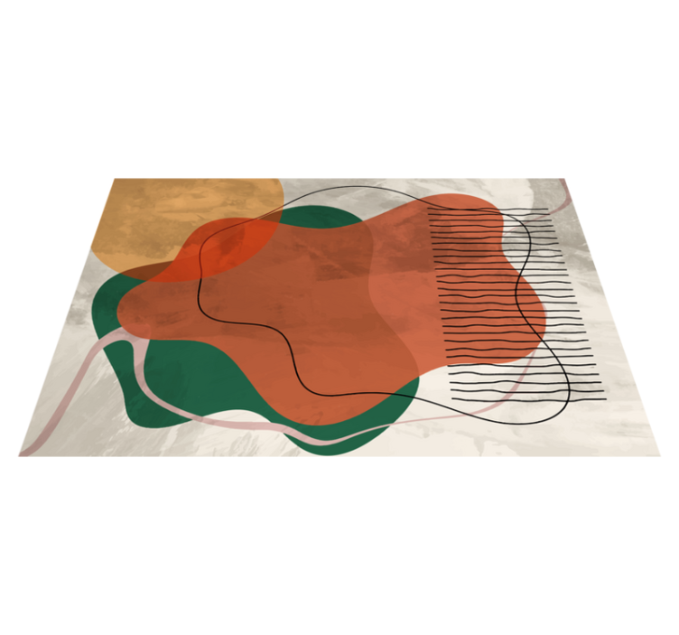 Modern placemat vibrant abstract designs - TenStickers