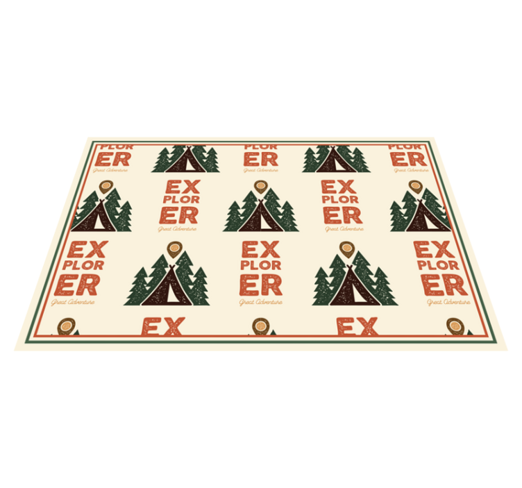 Original placemat explorer adventure design - TenStickers