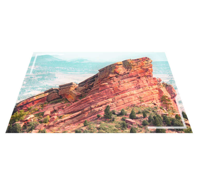 Modern placemat majestic rock formation design - TenStickers