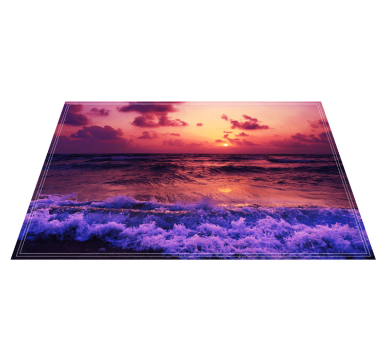 Original placemat sunset ocean view - TenStickers