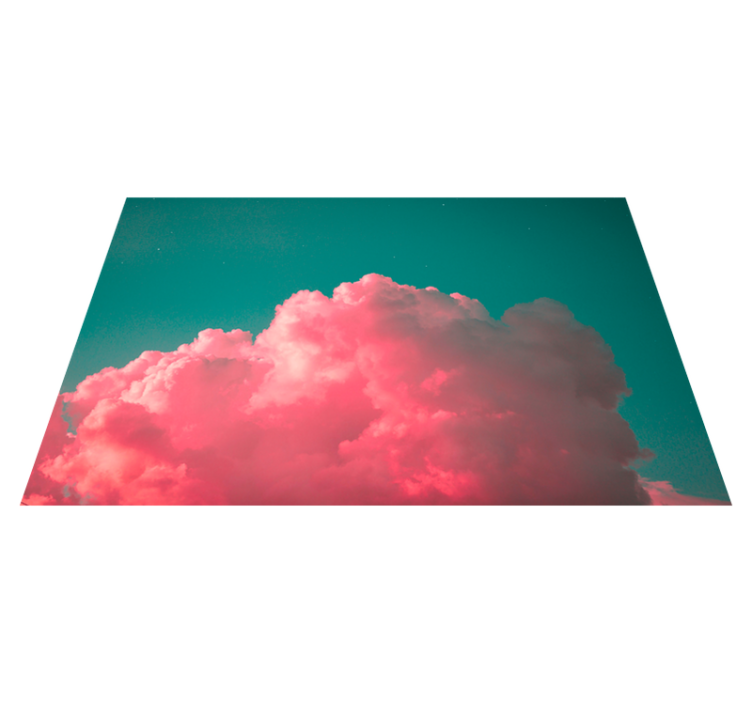 Modern placemat pink cloud blush - TenStickers