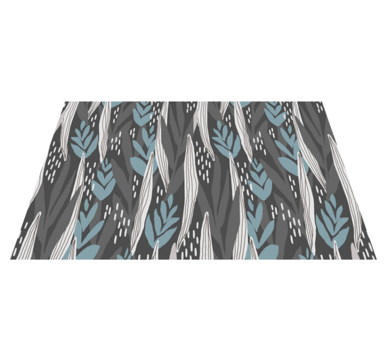 Textured leaf concept placemat - TenStickers