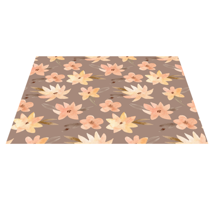 Original placemat with floral motif background - TenStickers