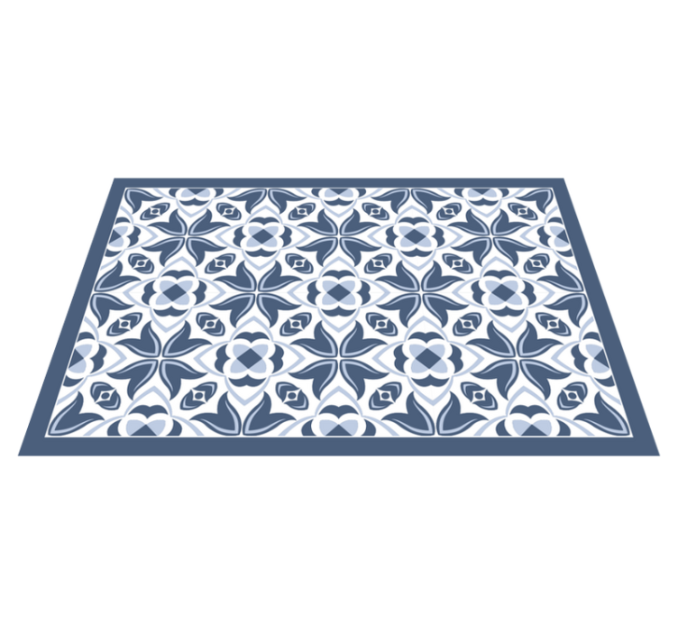 Sophisticated botanical motif placemat - TenStickers