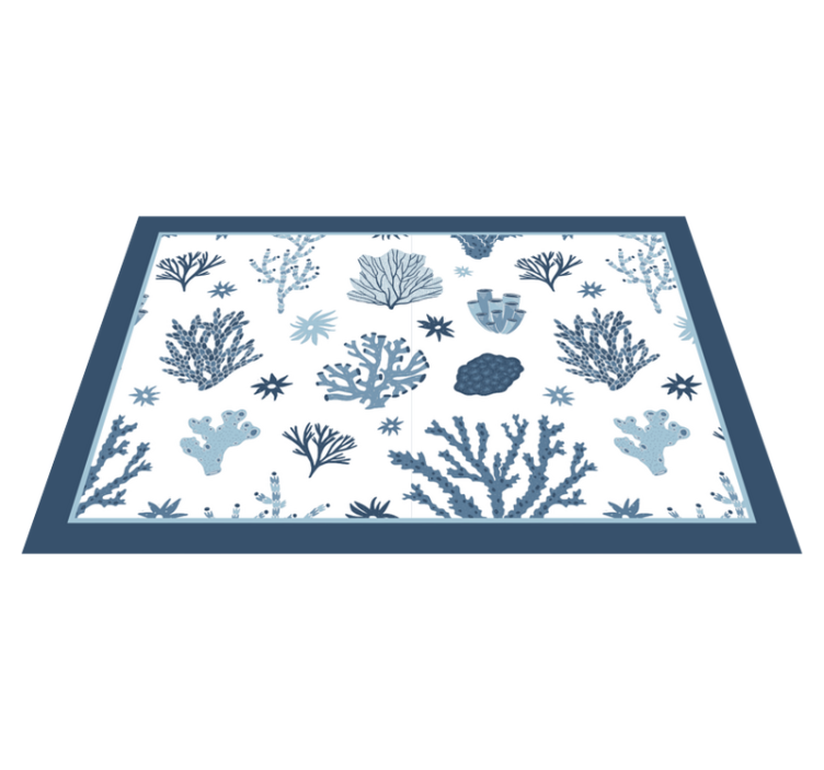 Coral and sea plants placemat - TenStickers