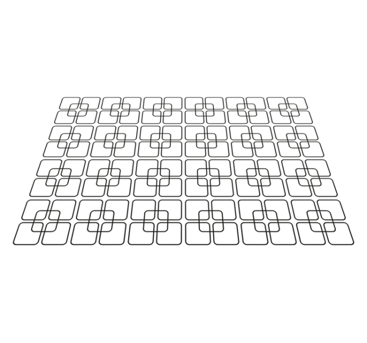 Geometric pattern placemat - TenStickers
