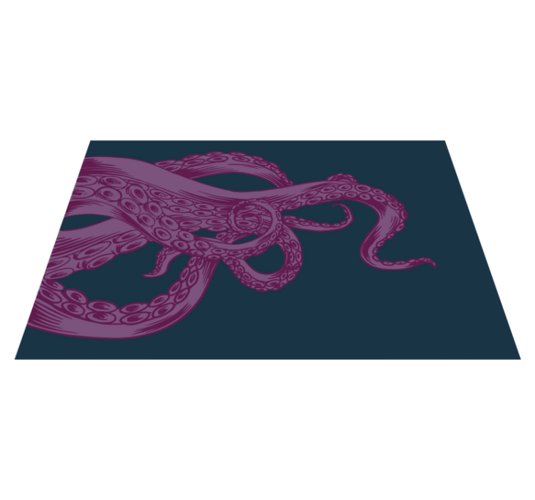Original placemat octopus tentacle design - TenStickers