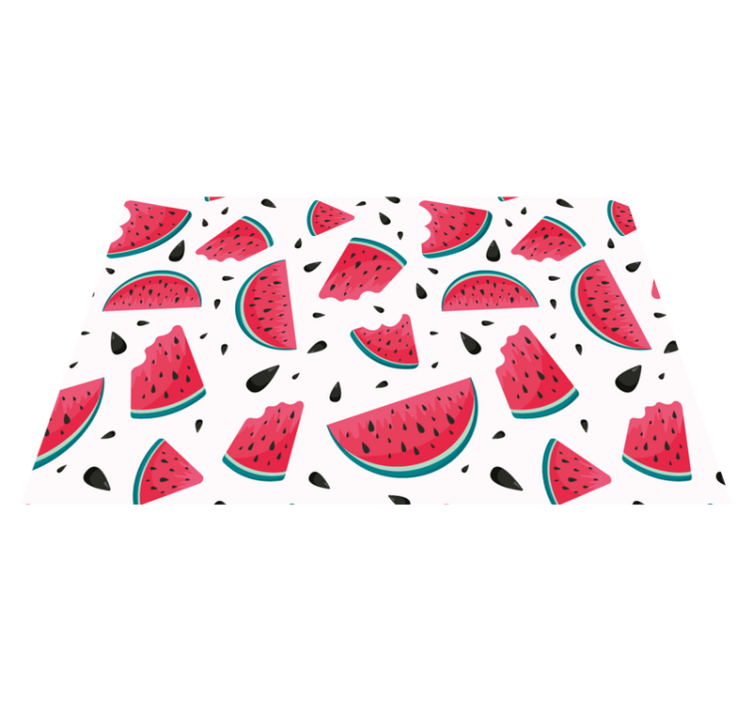 Children placemat watermelon slice design - TenStickers
