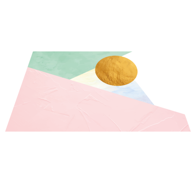 Modern placemat with textured geometric designs - TenStickers