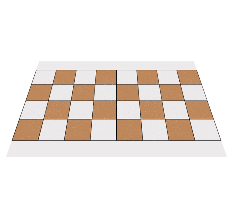 Checkerboard pattern placemat - TenStickers