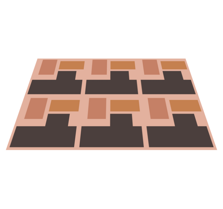 Modern placemat in abstract geometric design - TenStickers