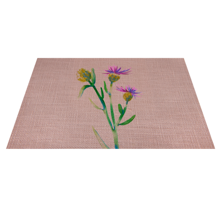 Woven Thistle vinyl placemat - TenStickers