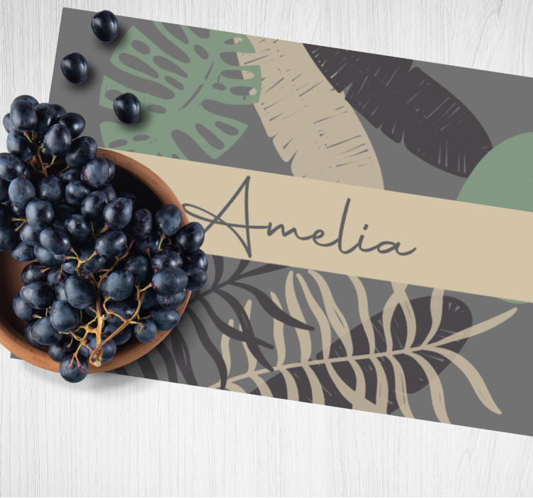 "Boho" style jungle modern placemats - TenStickers