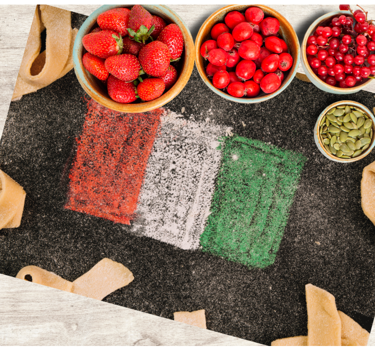 Italian flag  Vinyl placemats - TenStickers
