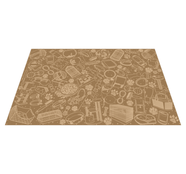 Intricate kitchen elements placemat - TenStickers