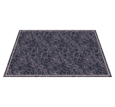 Abstract paisley prints paisley vinyl placemats - TenStickers
