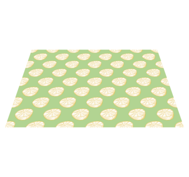 Modern placemat lime slice design - TenStickers