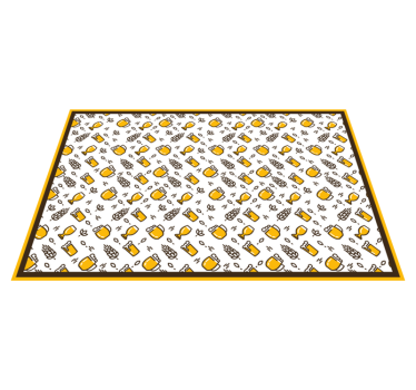 Original placemat craft beer symbols - TenStickers