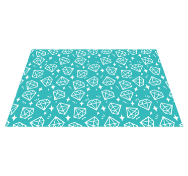 Original placemat with diamond pattern design - TenStickers