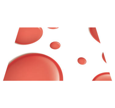Red modern circles red vinyl placemats - TenStickers