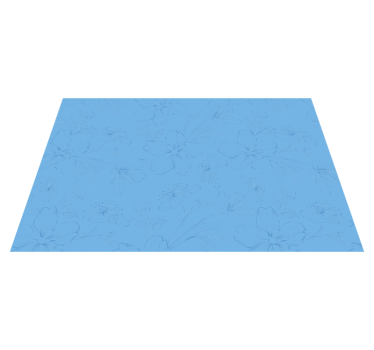 Botanical inspired surface placemat - TenStickers