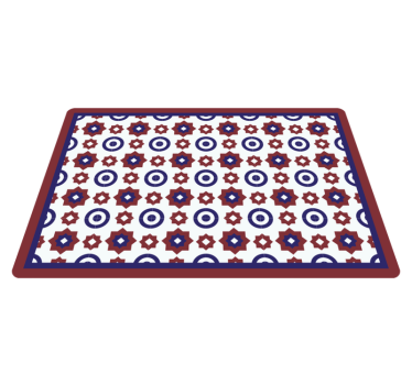 Modern placemat geometric design mat - TenStickers