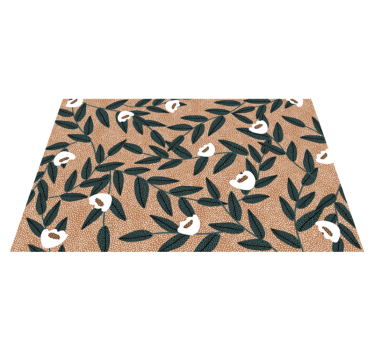 Blossoms and Leaves original vinyl placemats - TenStickers