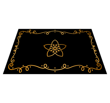 Original placemat with elegant botanical design - TenStickers