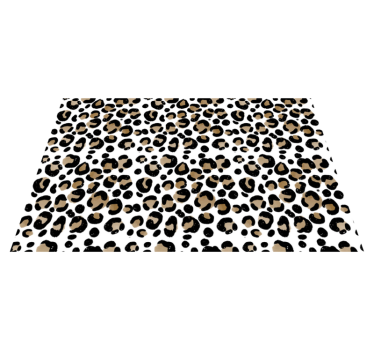 Leopard print pattern placemat - TenStickers