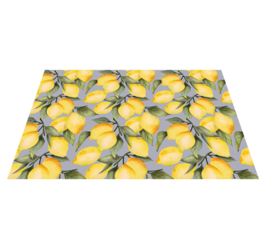 Painted lemons elegant table placemats - TenStickers