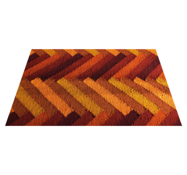 Vibrant geometric motif placemat - TenStickers