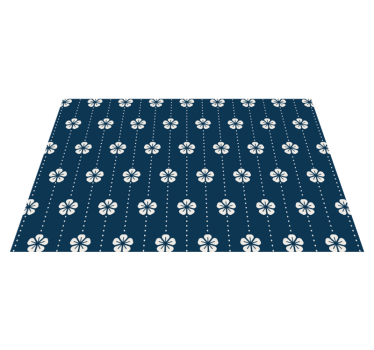 Original placemat floral pattern tabletop - TenStickers