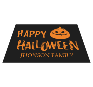 Halloween placemat family greetings for halloween - TenStickers