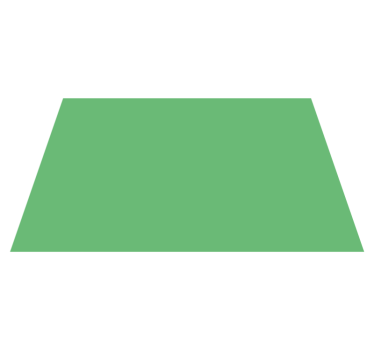 Modern placemat sleek green platter - TenStickers