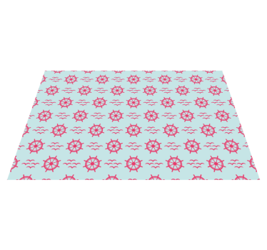 Original placemat nautical steering wheel design - TenStickers