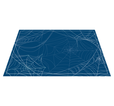Halloween placemat spooky spiderweb design - TenStickers