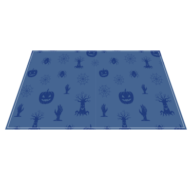 Halloween placemat for creepy theme decor - TenStickers
