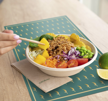 Customizable placemat with stylish design - TenStickers