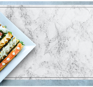 Elegant marble surface placemat - TenStickers