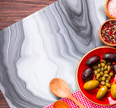 Modern placemat in elegant marble design - TenStickers
