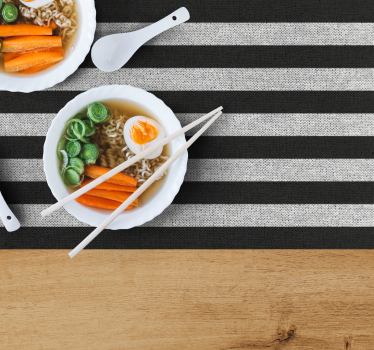Modern placemat striped dining table mat - TenStickers