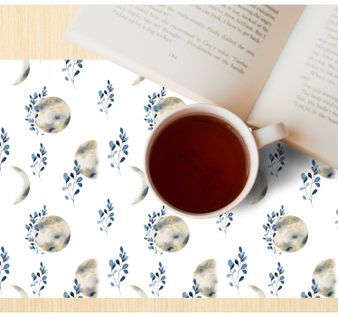 Original placemat celestial moon designs - TenStickers