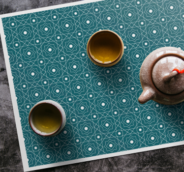 Placemat with geometric texture finish - TenStickers
